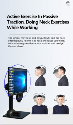 Le support durable de bras de moniteur d'ordinateur portable de santé de cou pivotent automatique