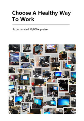 Moniteur rotatif de levage automatique noir Monture support de bras pour prévenir les douleurs au cou