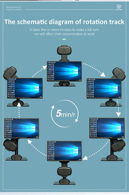 Contrepoids automatique de parenthèse d'affichage de moniteur de pivot pour soulager la rigidité