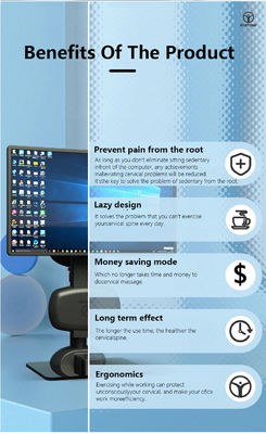 L'écran d'ordinateur portable de pivot arment le support tournant de levage de moniteur de contrepoids