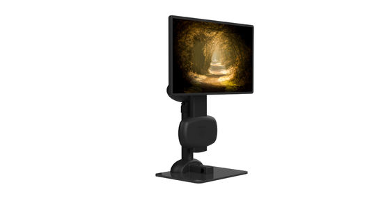 Support réglable 1.0W de soutien d'ordinateur portable de taille de noir d'OIN de la CE avec les protections antidérapantes