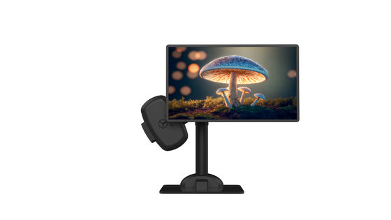 Réglable automatique de rotation d'ordinateur portable de support électrique de bras pour la rigidité de cou