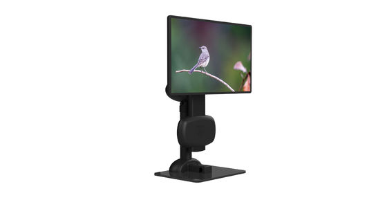 Pivot ergonomique de moniteur de support d'affichage à cristaux liquides pour soulager la rigidité de cou