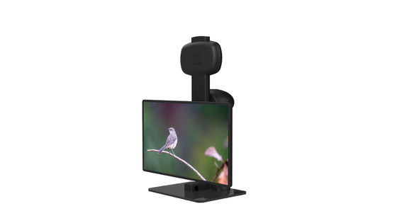 Le support de moniteur d'affichage à cristaux liquides de rigidité de cou contre-balancent le bras automatique de pivot pour le moniteur