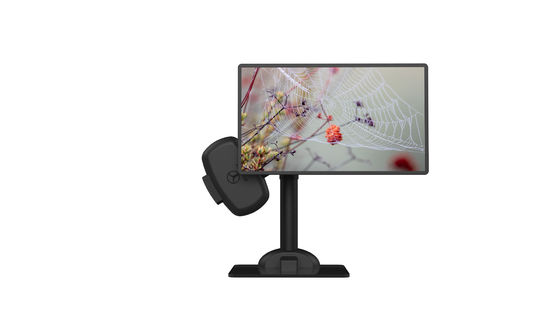Le support d'ordinateur portable de massage de cou arment le support de levage électrique noir de moniteur