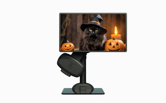 Bouton de contrôle de l'instrument de thérapie du cou de moniteur LCD portable monté pour détendre la douleur du cou
