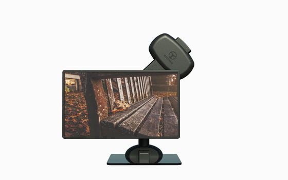 185mm hauteur réglable 20mm/min Moniteur de levage tournant Laotop Monture Arm Stand Pour prévenir les douleurs au cou