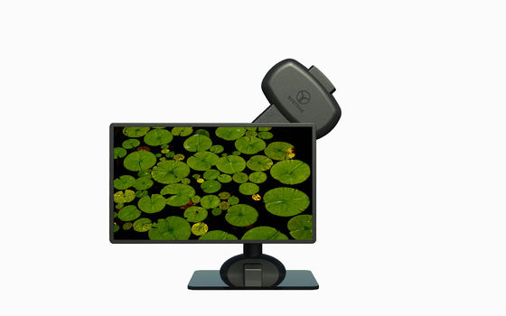 Électrique de levage de l' écran de moniteur rotatif bras de support pour prévenir la raideur du cou