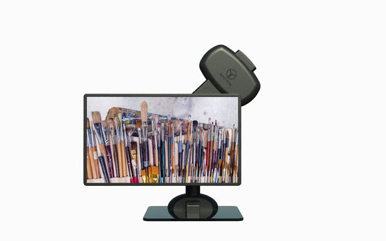 Électrique de levage moniteur rotatif écran bras support pour soulager la raideur du cou
