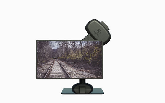 Électrique de levage de moniteur rotatif écran bras de support pour soulager la raideur du cou