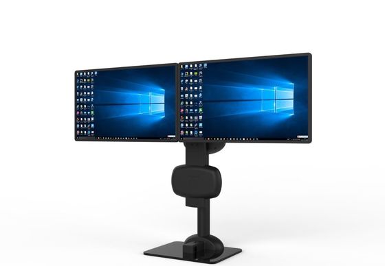 Levé automatique rotatif double moniteur bras de support pour soulager la raideur du cou