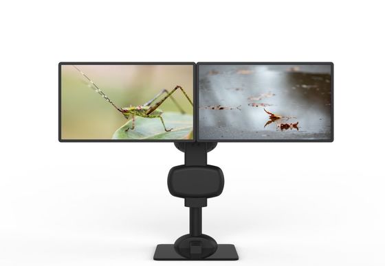 Électrique de levage rotatif double support d'écran pour soulager les douleurs au cou