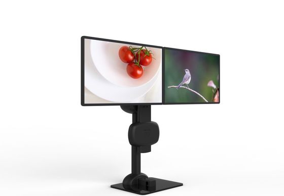Électrique de levage rotatif double moniteur Stand pour soulager le cou et les douleurs lombaires