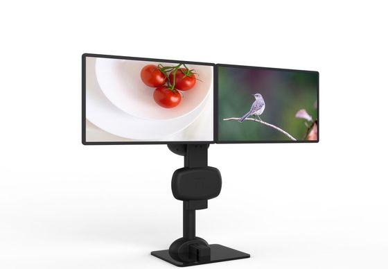 Automatique de levage rotatif double bras de moniteur pour soulager le cou et le mal de dos